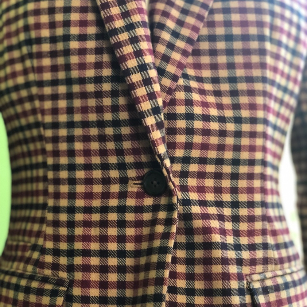 Merona | Checkered Blazer - Picture 3 of 5